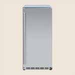 Summerset 15-inch outdoor rated compact refrigerator — front view