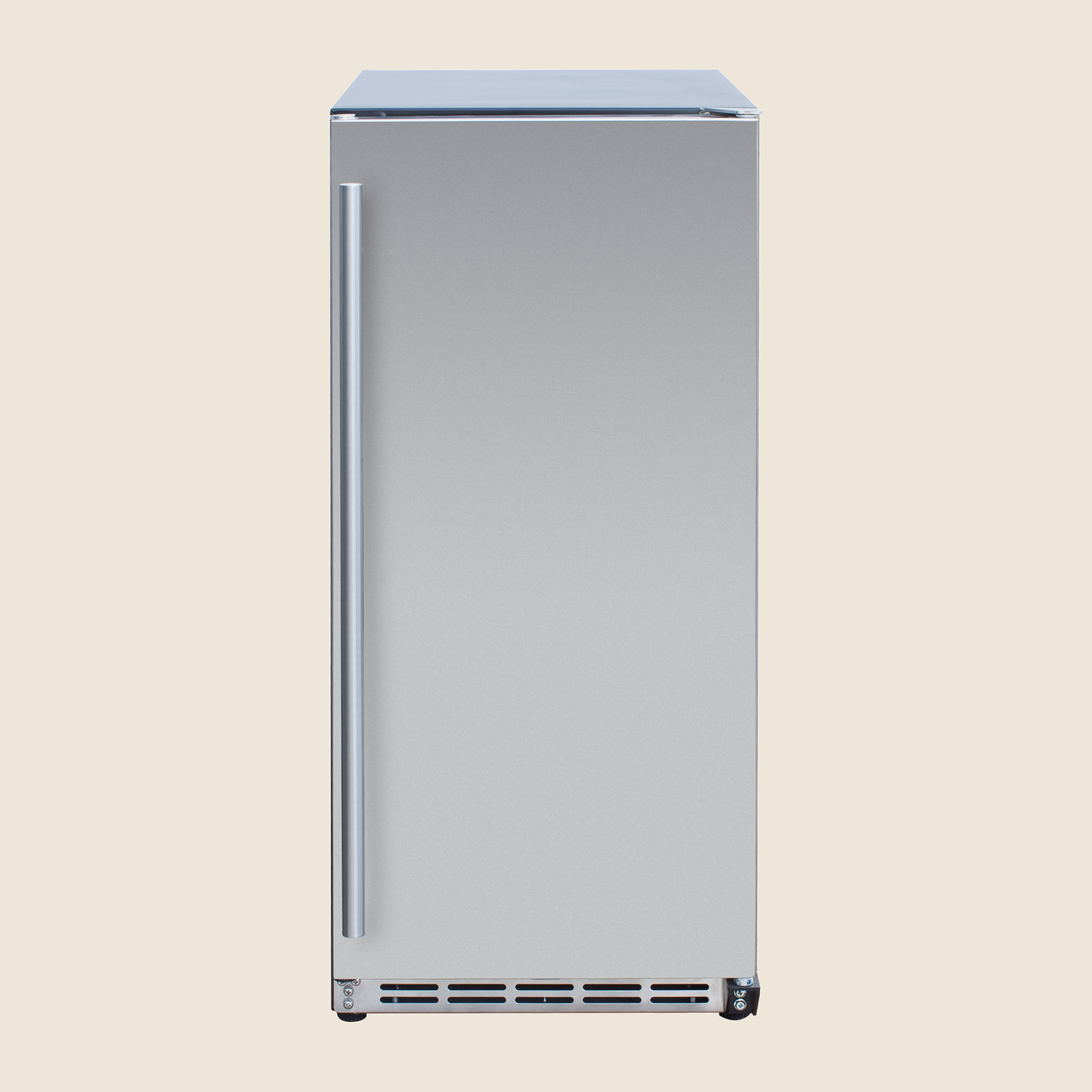 Summerset 15-inch outdoor rated compact refrigerator — front view