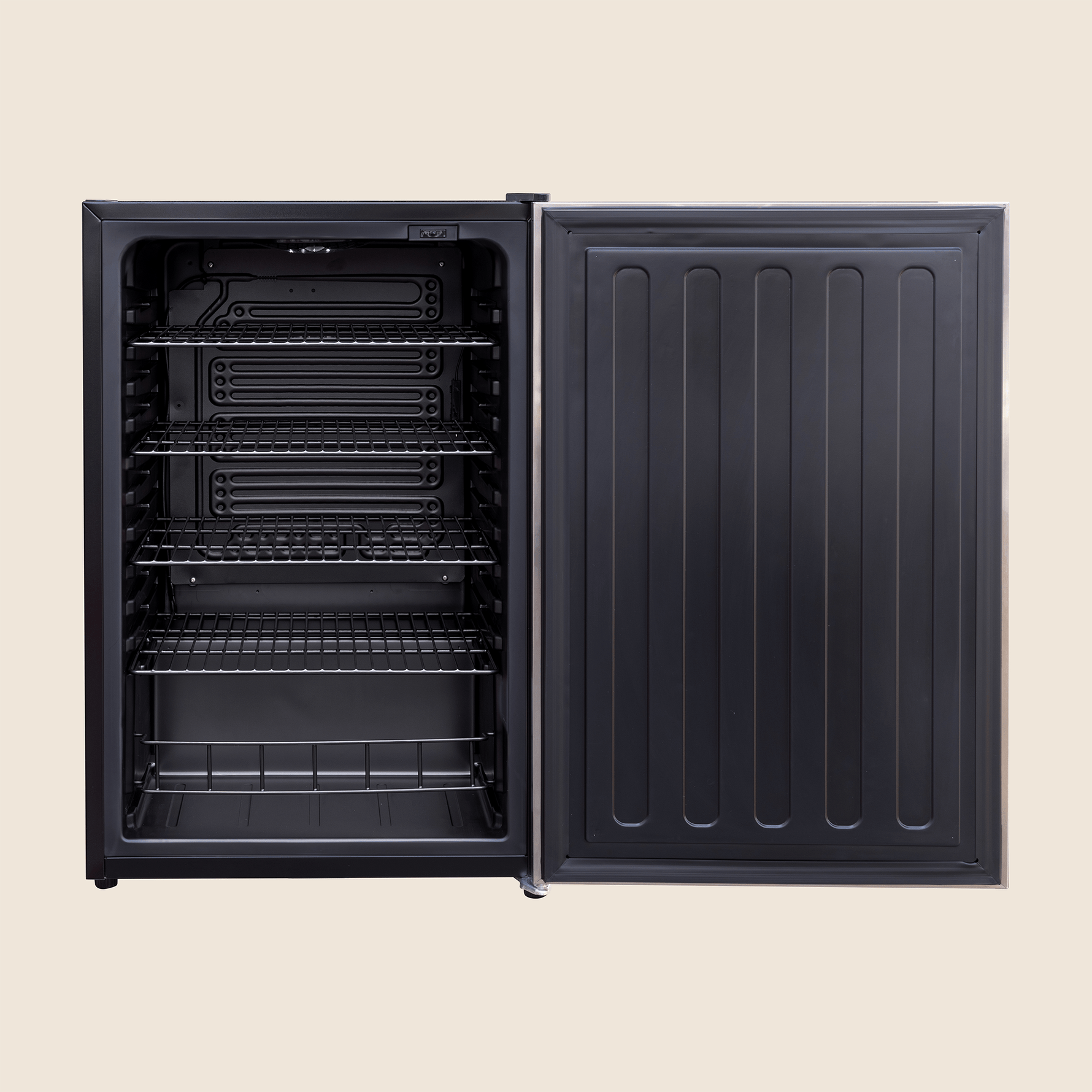 Summerset 22-inch deluxe R-L door fridge — open