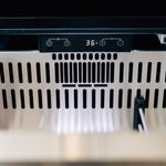 Summerset 24-inch 2-drawer fridge — handle detail