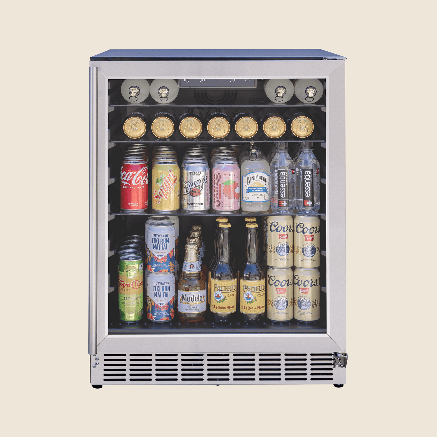 Summerset 24-inch outdoor glass door refrigerator