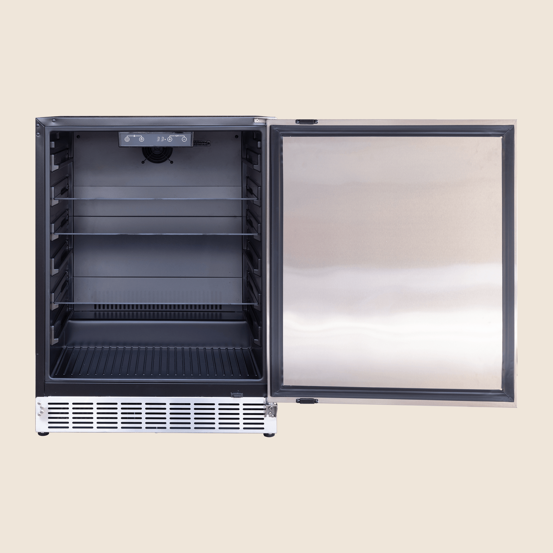 Summerset 24-inch R-L door fridge — open interior