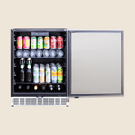 Summerset 24-inch R-L door fridge — stocked