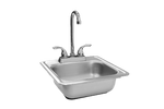 Summerset 15-inch drop-in bar sink