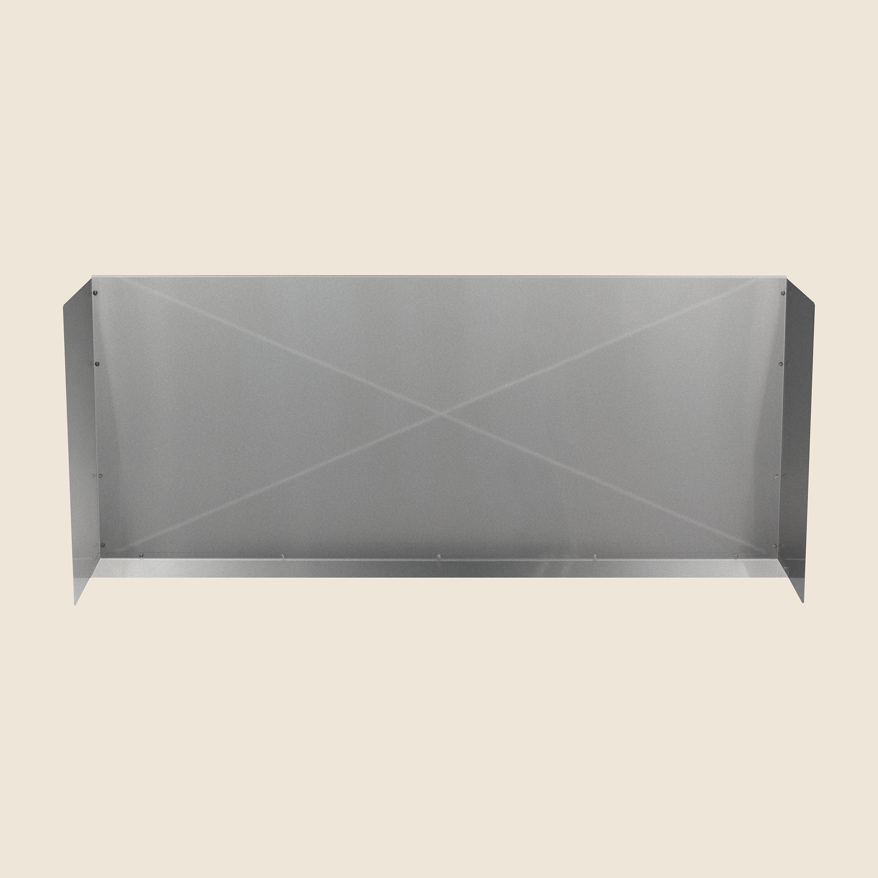 Summerset 48-inch stainless steel wind guard
