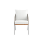 Harmonia Living Milos Teak Dining Chair outdoor furniture