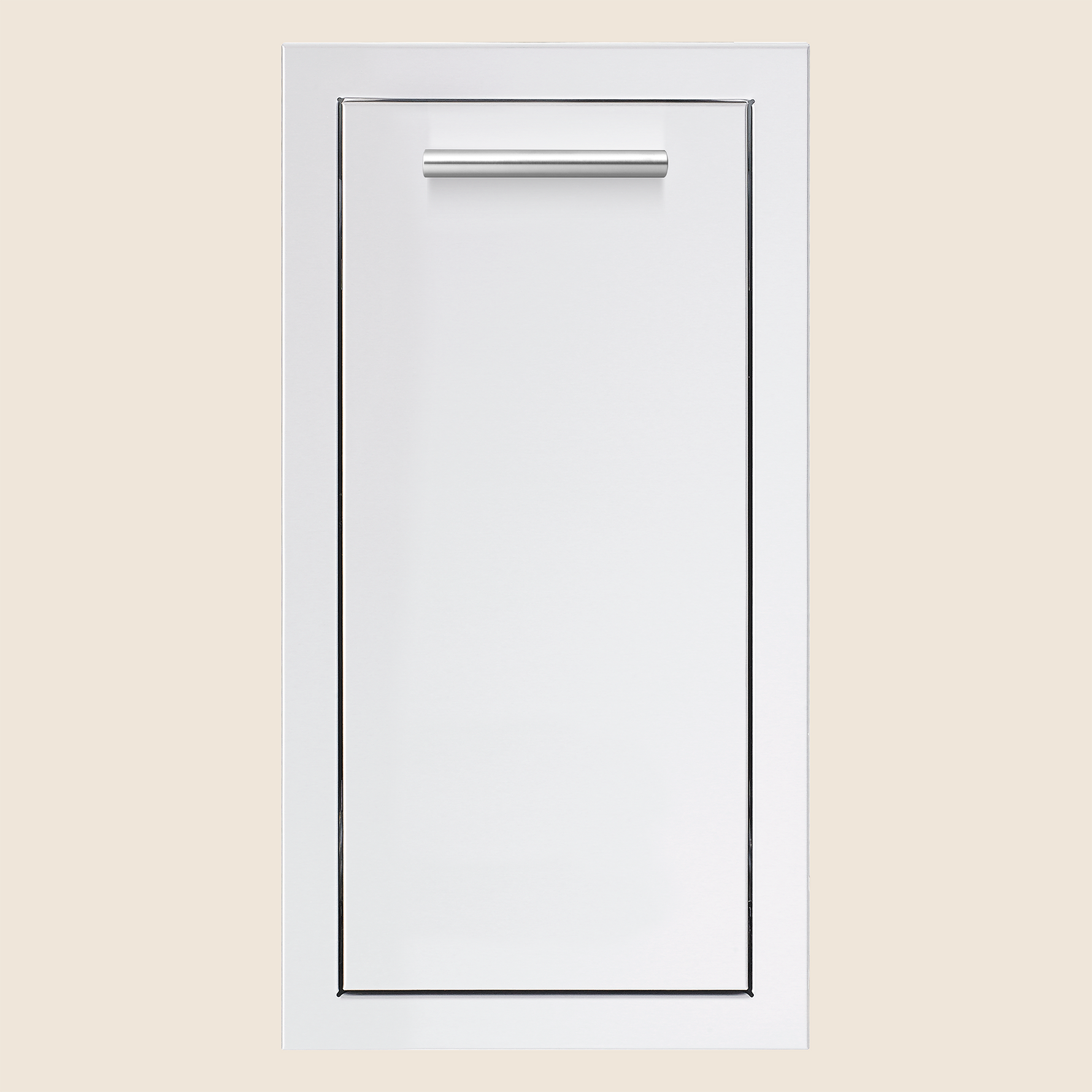 Summerset 14-inch narrow trash drawer — stainless steel