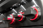 Summerset TRL Pro illuminated control knobs in red