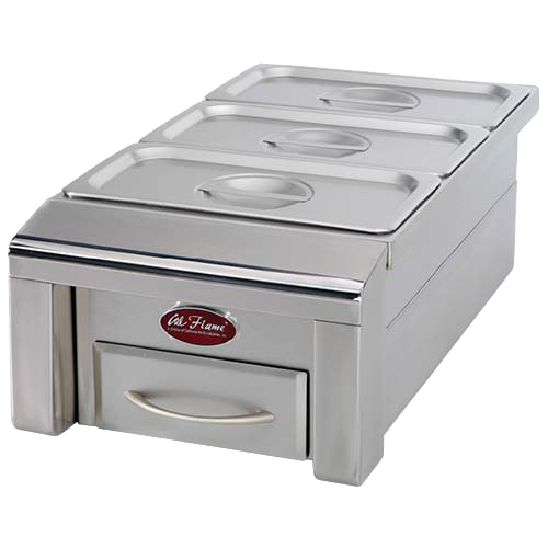 Cal Flame Drop-In Stainless Steel Food Warmer