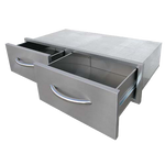 Cal Flame 2-Drawer Horizontal Storage Unit