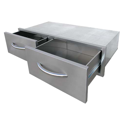 Cal Flame 2-Drawer Horizontal Storage Unit