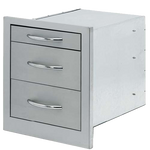 Cal Flame 3-Drawer Wide Storage Unit