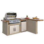 Cal Flame Malibu Q BBK-830 isometric view - Escape Series