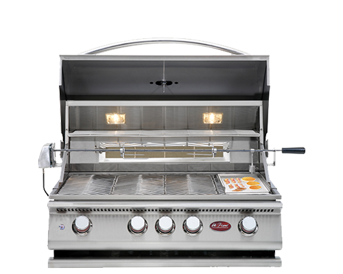 Cal Flame P-Series P4 4-Burner Built-In Gas Grill - Premium Stainless