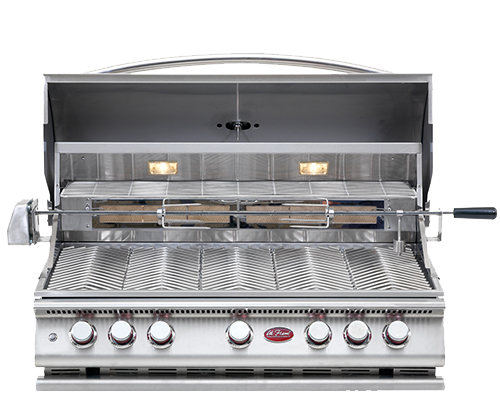 Cal Flame P-Series P5 5-Burner Built-In Gas Grill - Premium Stainless