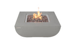 Modeno Westport 34 inch Concrete Fire Table in Light Gray
