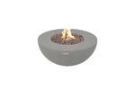 Modeno Roca 34 inch Concrete Fire Table in Light Gray