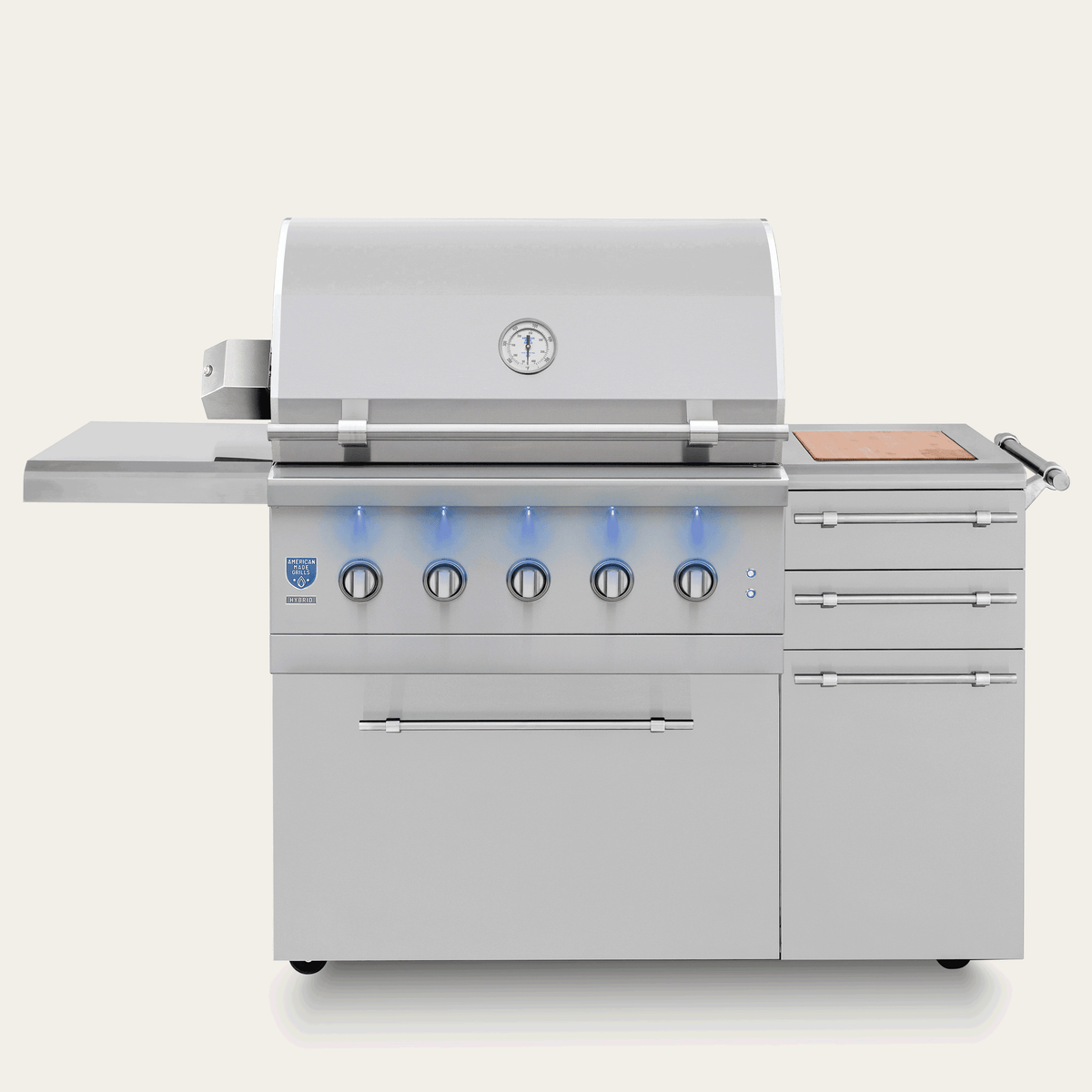 American Made Grills Freestanding Encore 36-Inch Hybrid Grill