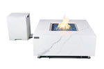 Bianco fire table with tank cover