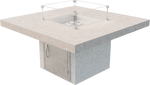 Cal Flame Sedona 48-inch square outdoor gas fire pit table product view